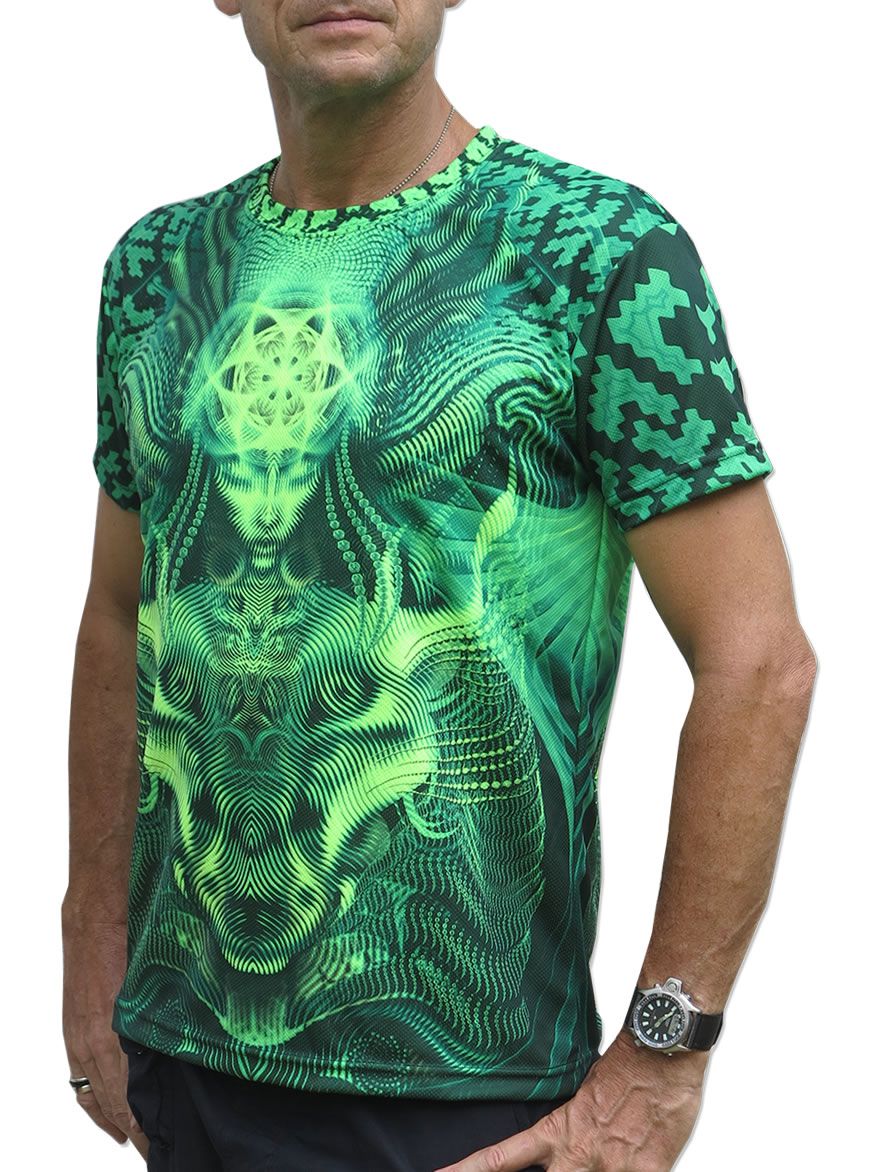 UV Sublime S/S T : Lime Foxy - Men T-Shirts - Space Tribe