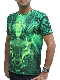 UV Sublime S/S T : Lime Foxy - Men T-Shirts - Space Tribe