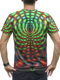 UV Sublime S/S T : Rainbow Web - Men T-Shirts - Space Tribe