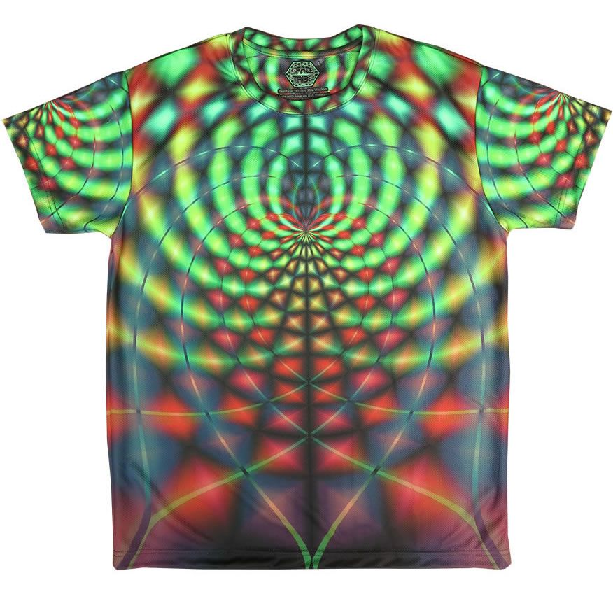 UV Sublime S/S T : Rainbow Web - Men T-Shirts - Space Tribe