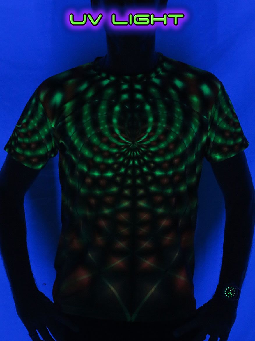 UV Sublime S/S T : Rainbow Web - Men T-Shirts - Space Tribe