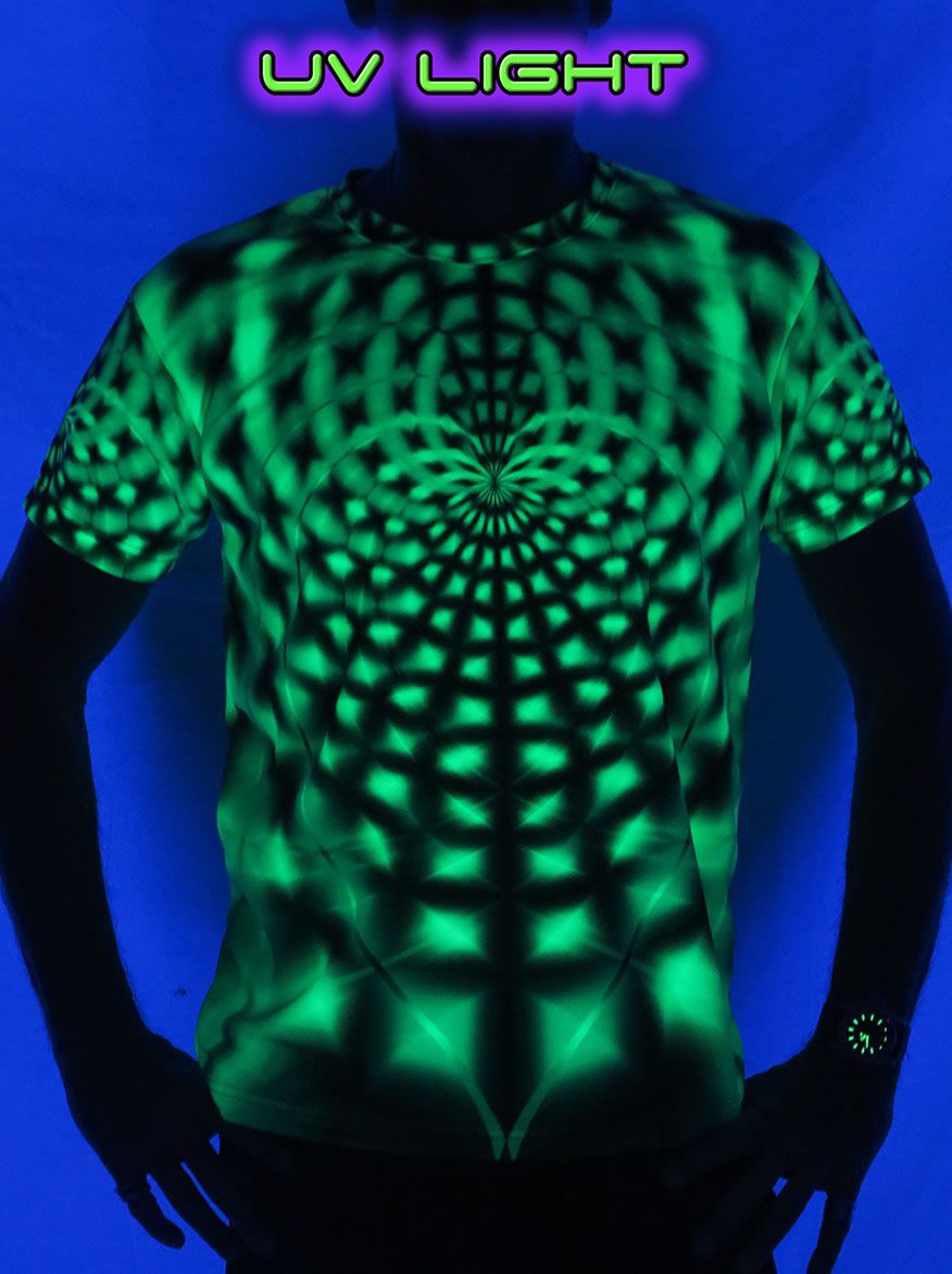 UV Sublime S/S T : Lime Web - Men T-Shirts - Space Tribe