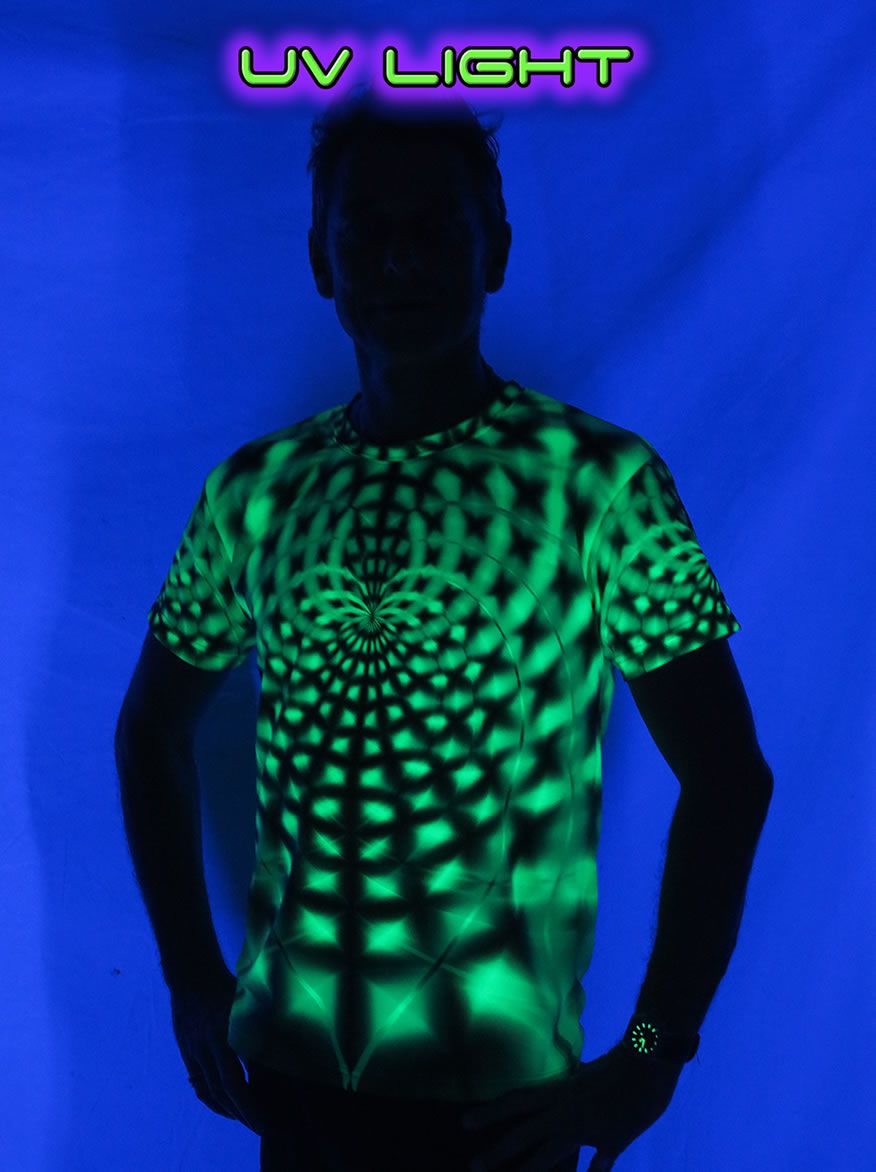 UV Sublime S/S T : Lime Web - Men T-Shirts - Space Tribe
