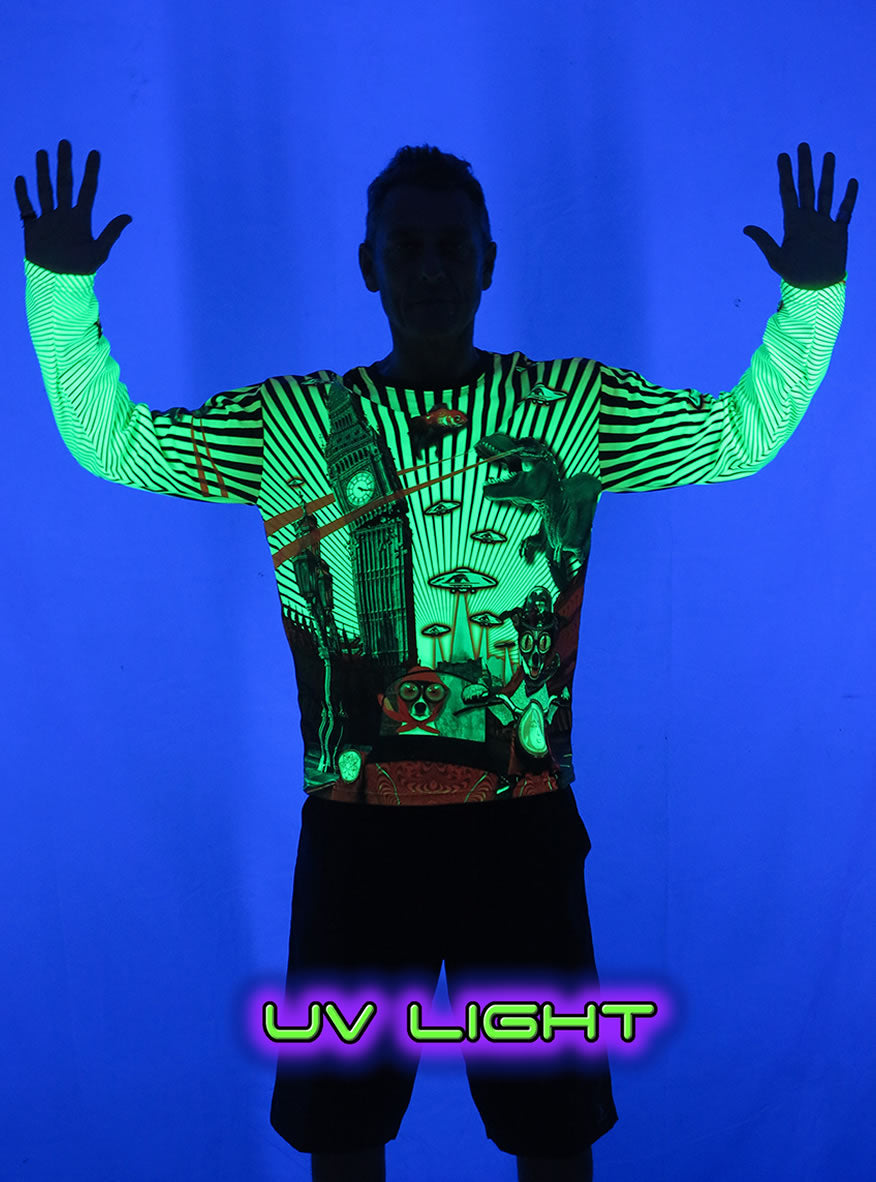 UV Sublime L/S T : Planet gone Mad - Men Long Sleeve T's - Space Tribe