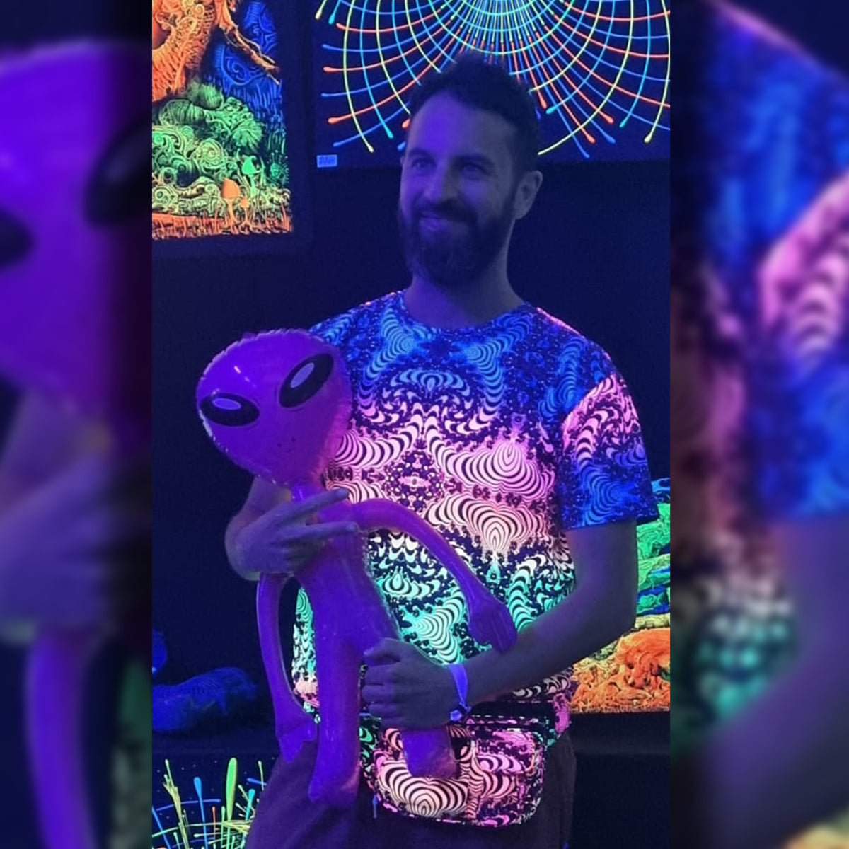 Classic S/S T : Rainbow Fractal