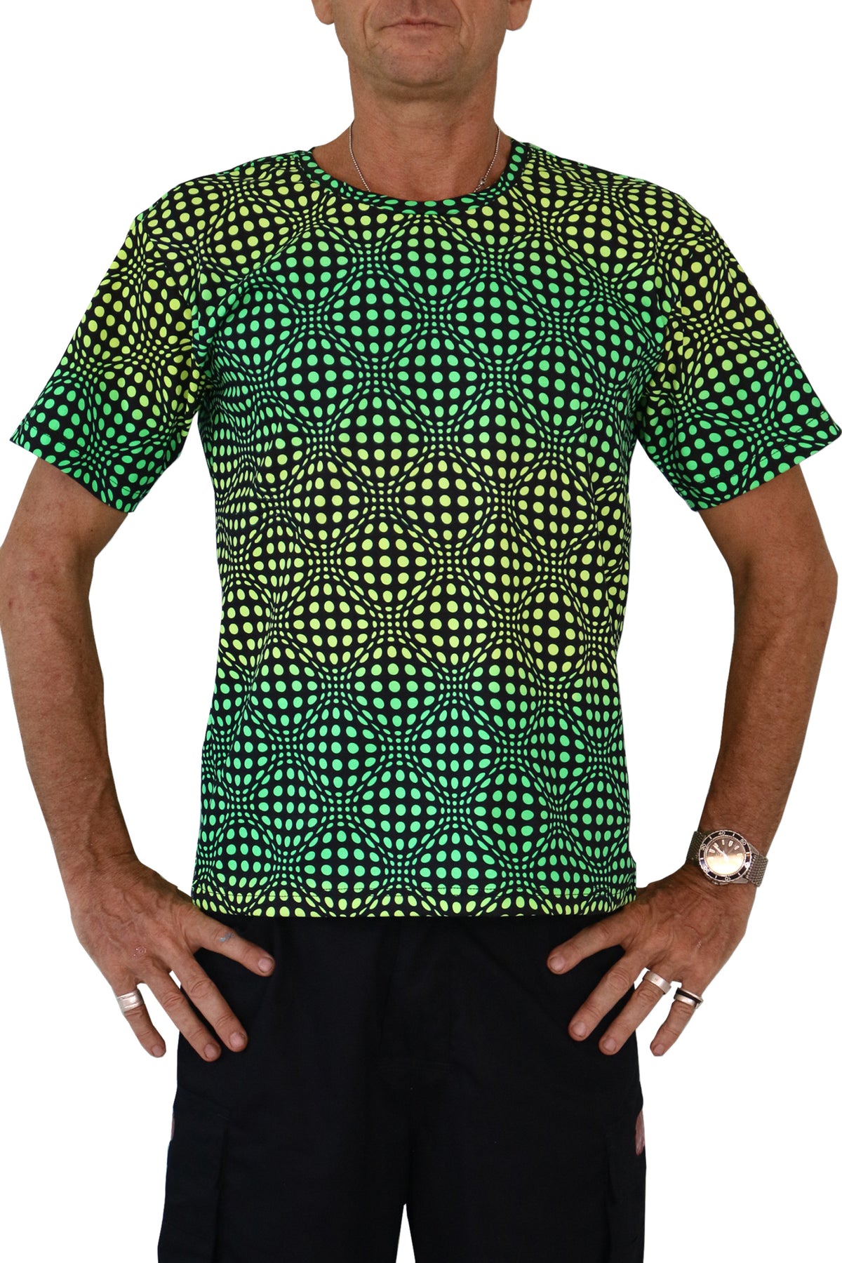 Classic S/S T : Lime Wobberelli - Men T-Shirts - Space Tribe