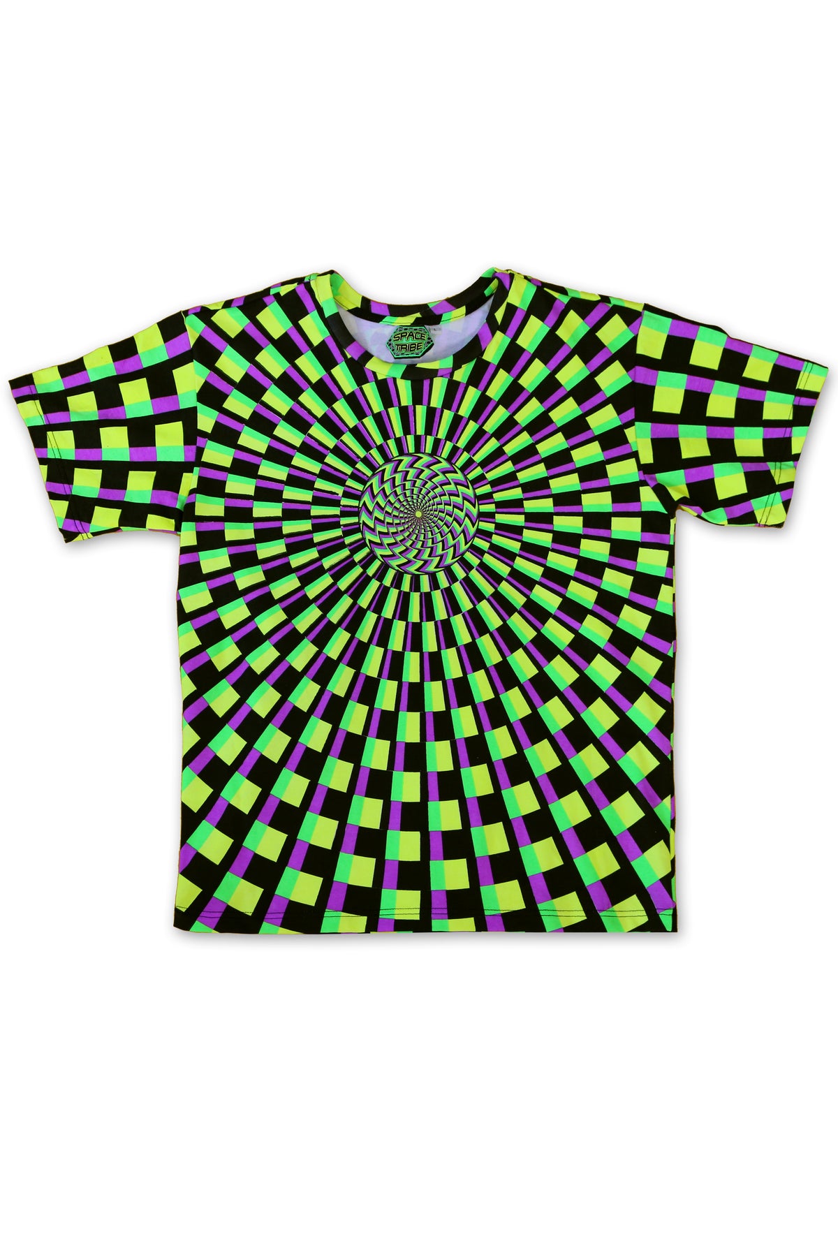 Classic S/S T : Lime Vertigo - Men T-Shirts - Space Tribe