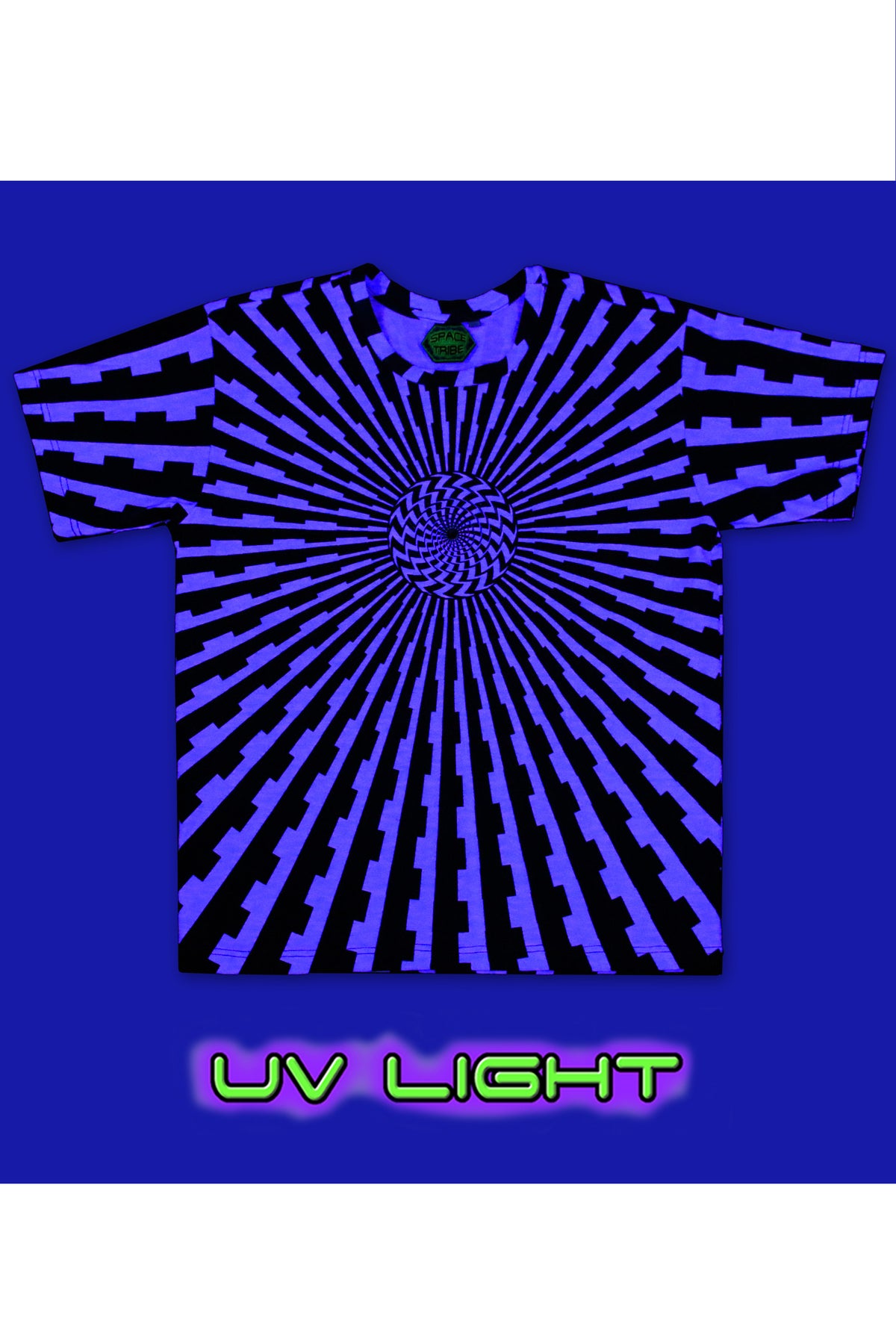 Classic S/S T : Black & White Vertigo - Men T-Shirts - Space Tribe