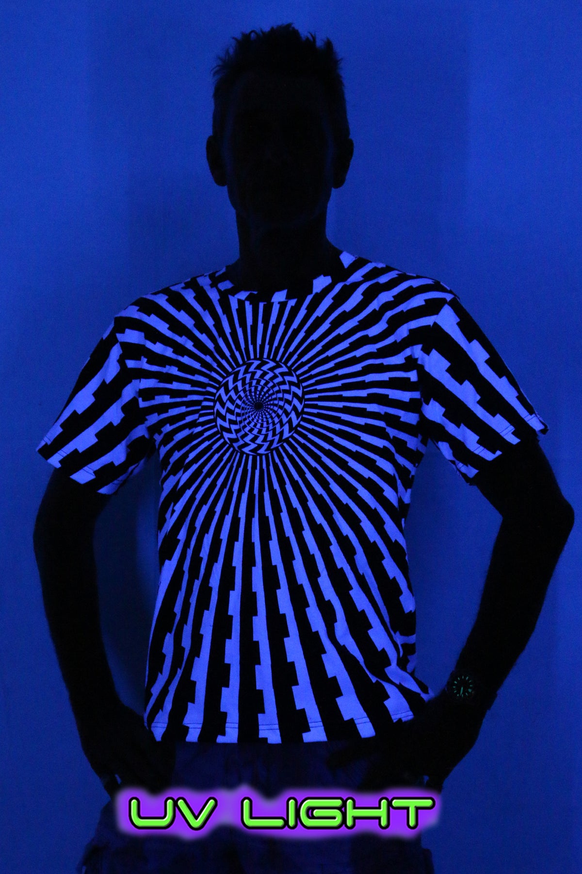 Classic S/S T : Black & White Vertigo - Men T-Shirts - Space Tribe
