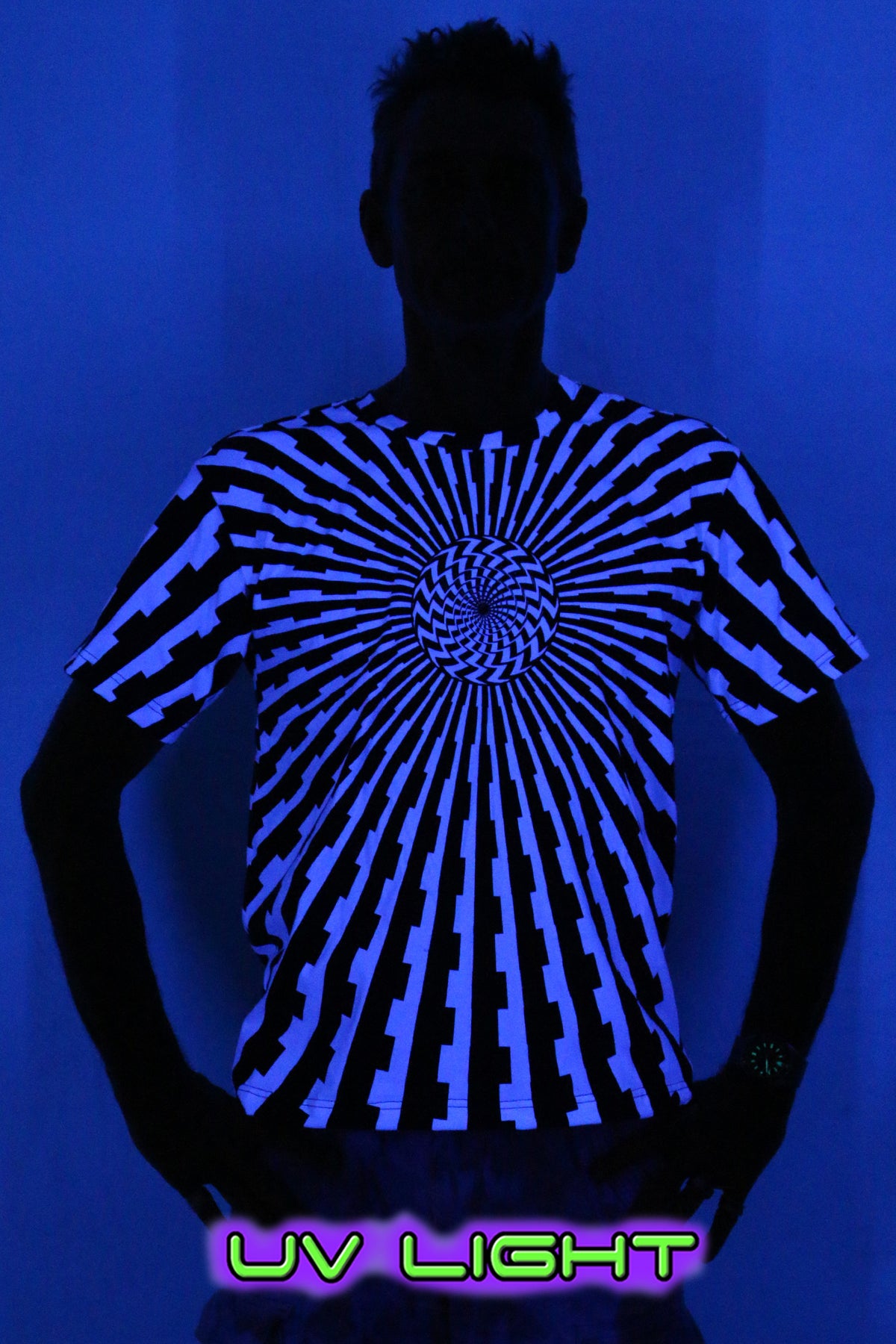 Classic S/S T : Black & White Vertigo - Men T-Shirts - Space Tribe
