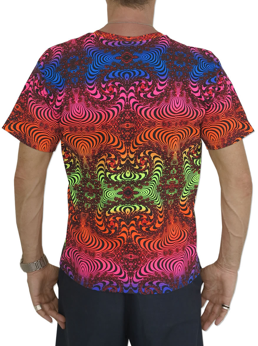 Classic S/S T : Rainbow Fractal - Men T-Shirts - Space Tribe