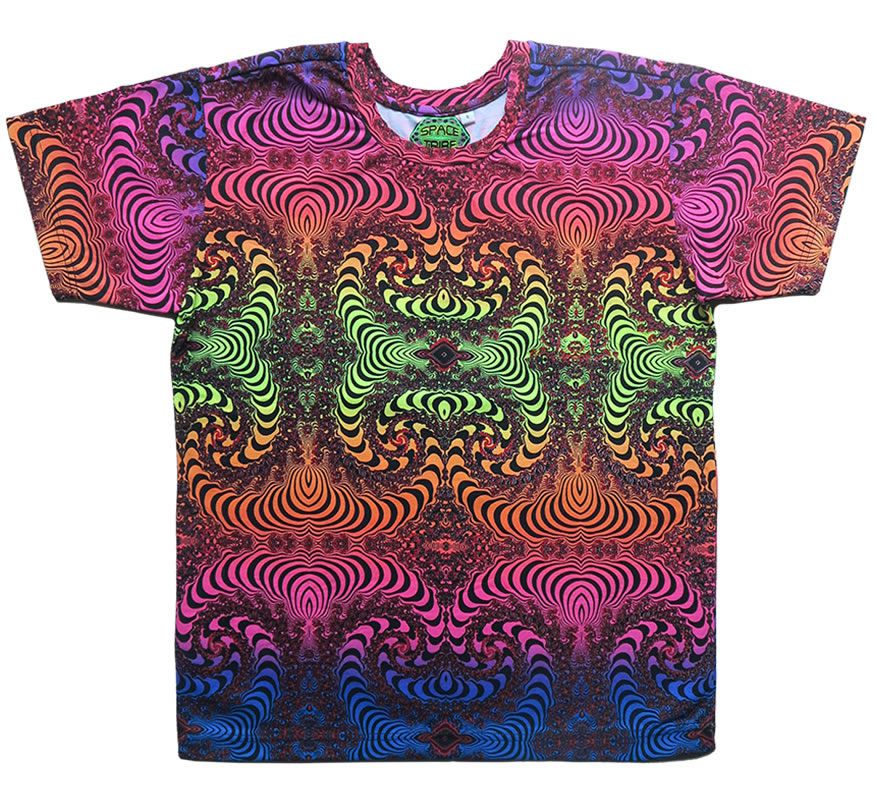 Classic S/S T : Rainbow Fractal - Men T-Shirts - Space Tribe