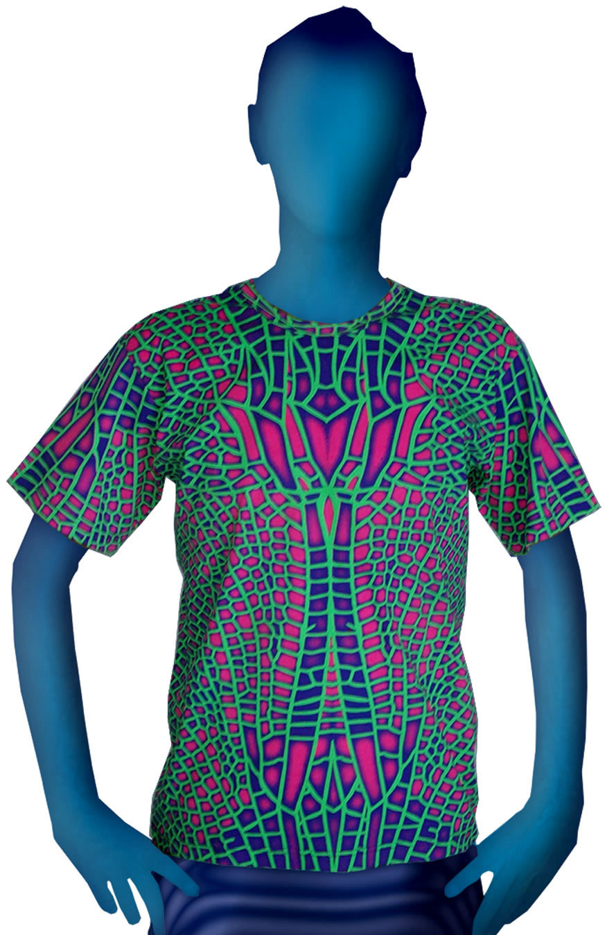 Classic S/S T : Acid Dragonfly - Men T-Shirts - Space Tribe