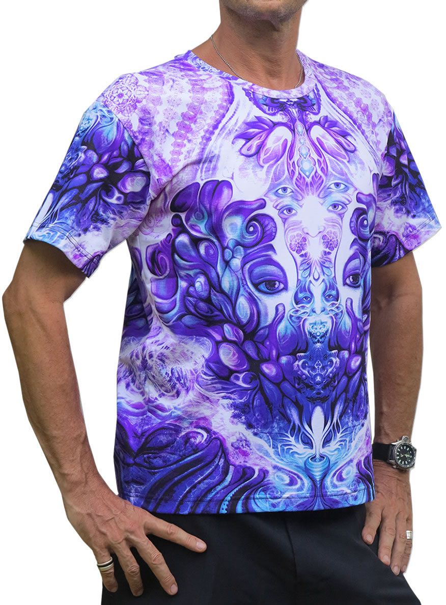 Classic S/S T : Purple Plasm - Men T-Shirts - Space Tribe