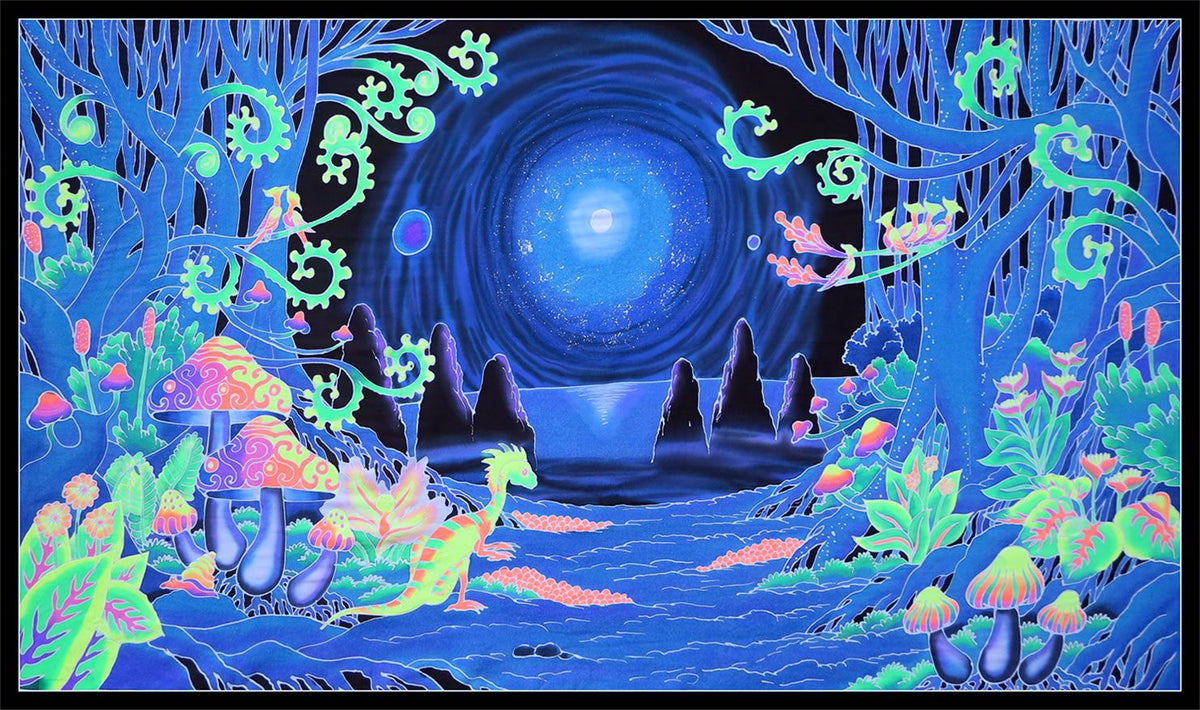 UV Wallhanging : Space Jungle - UV Wallhangings - Space Tribe