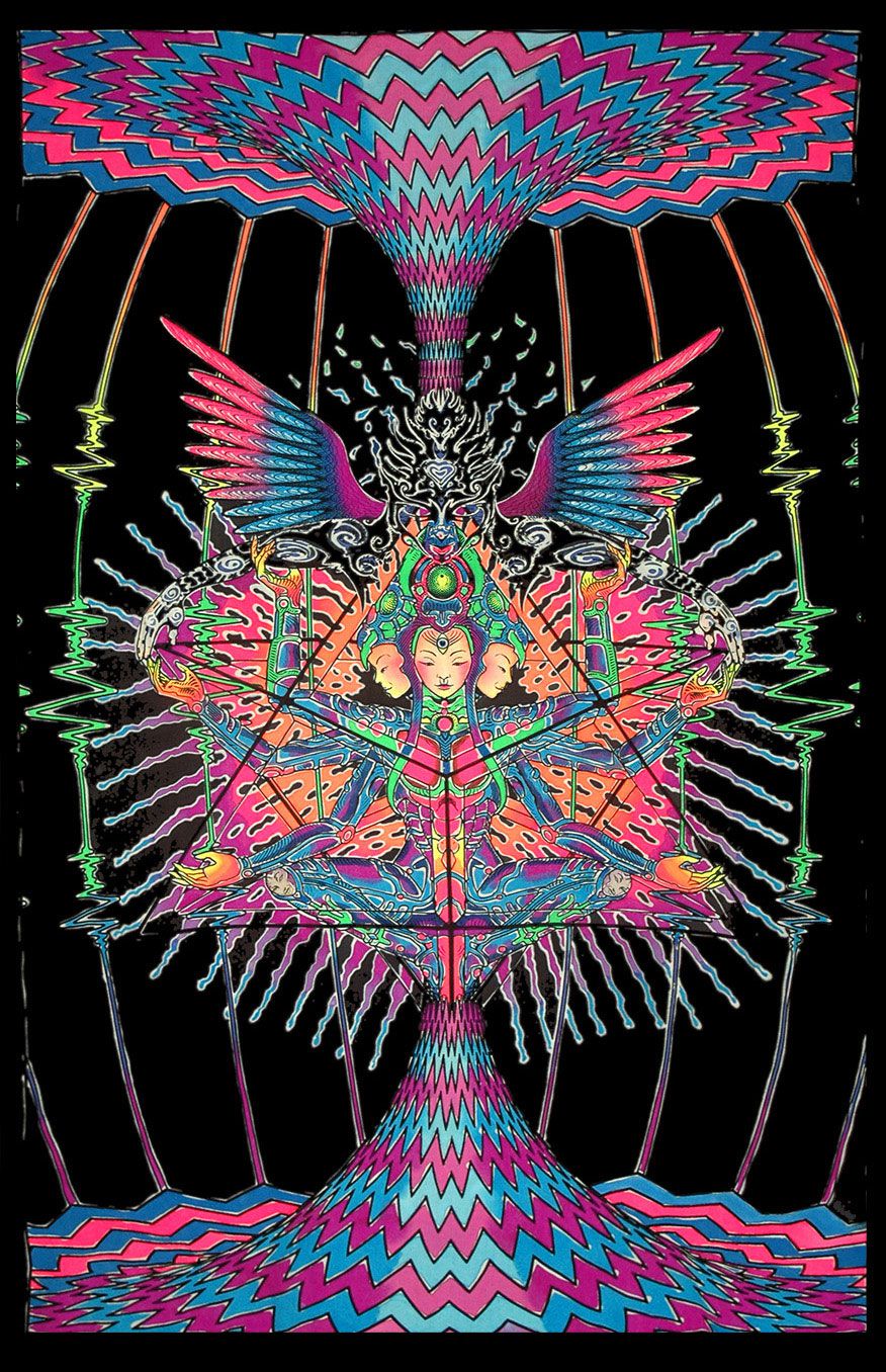 UV Wallhanging : Garudatron - UV Wallhangings - Space Tribe