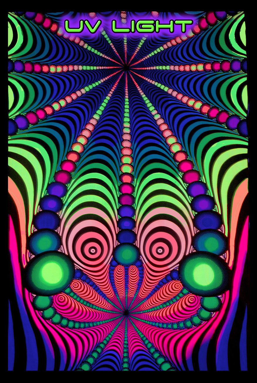 UV Wallhanging : Psyblaster Rainbow
