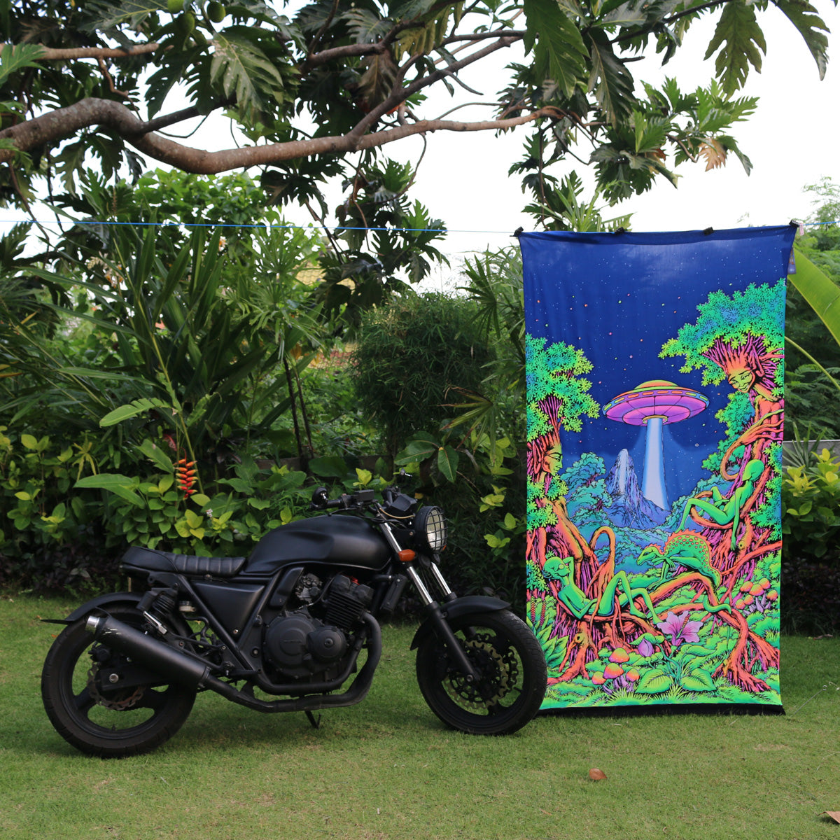 UV Wallhanging : UFO Jungle