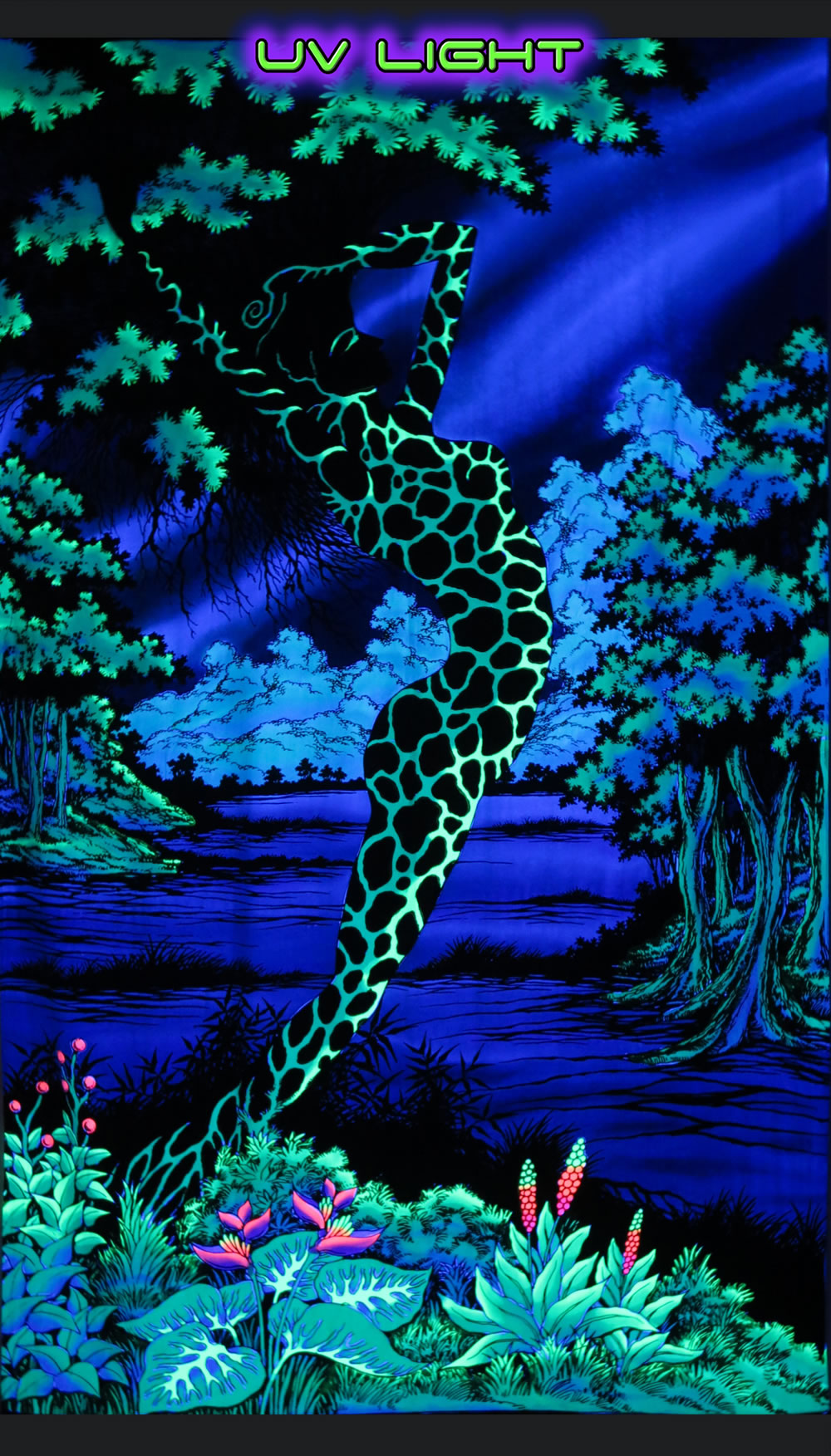 UV Wallhanging : Swamp Siren