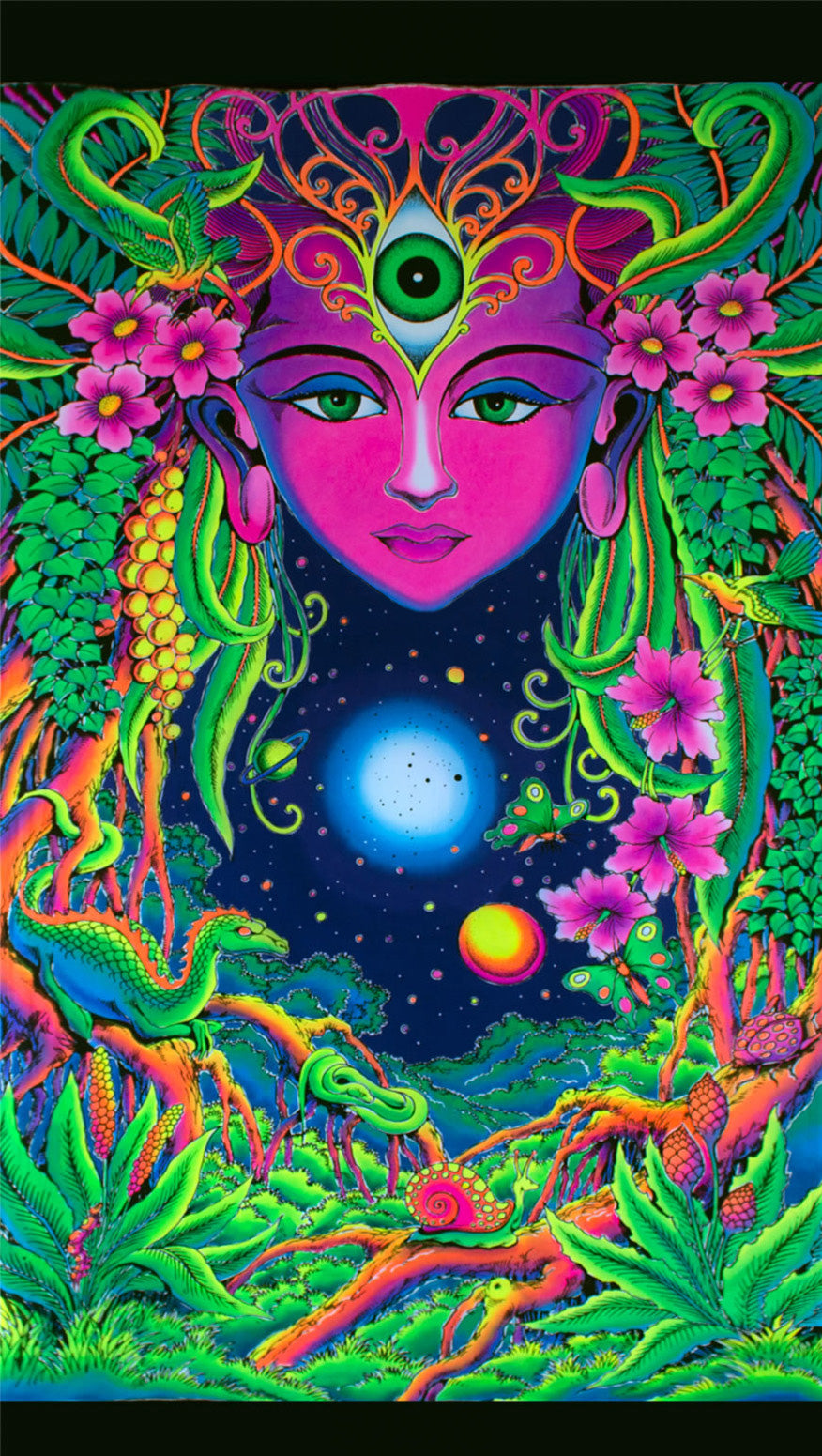 UV Wallhanging : Mother Nature - UV Wallhangings - Space Tribe