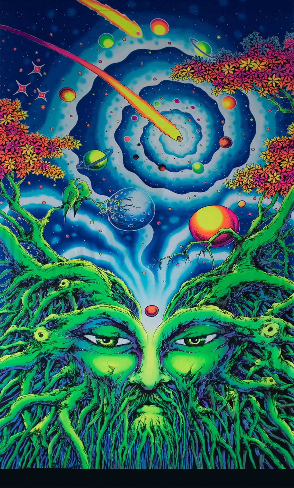 UV Wallhanging : Root of Life - UV Wallhangings - Space Tribe