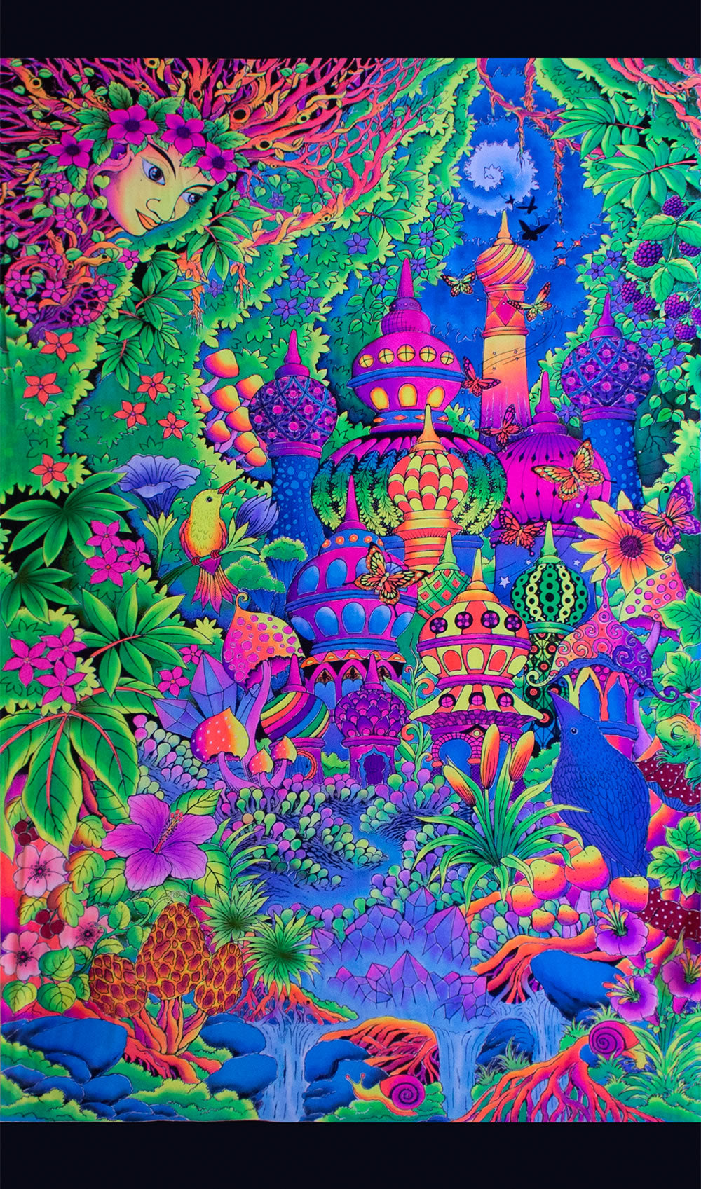 UV Wallhanging : Garden of Delights - UV Wallhangings - Space Tribe