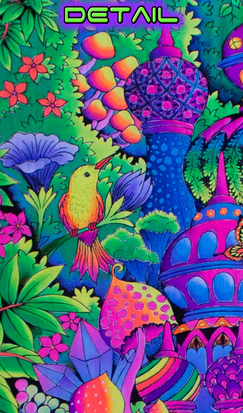 UV Wallhanging : Garden of Delights