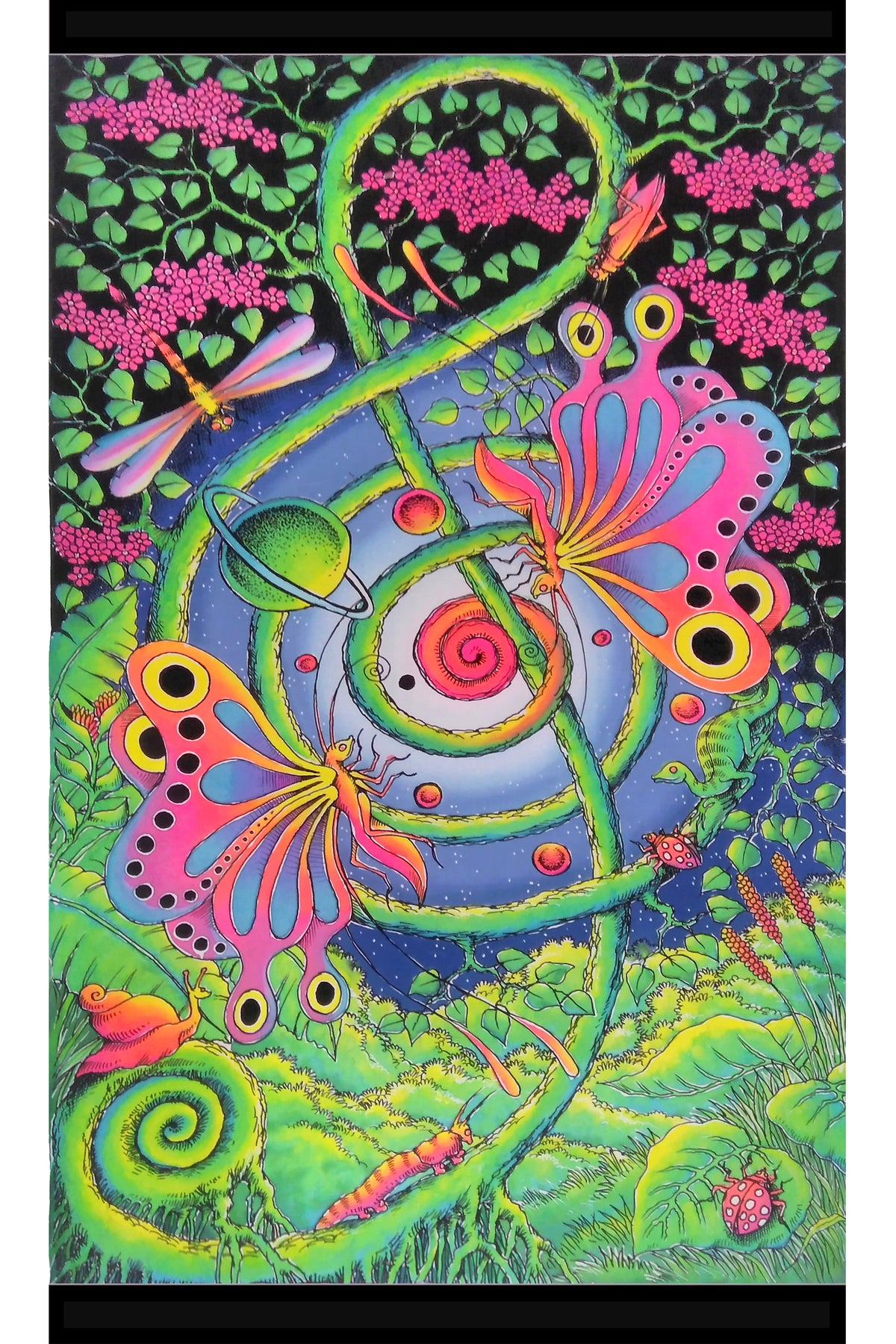 UV Wallhanging : Dance of the Butterflies