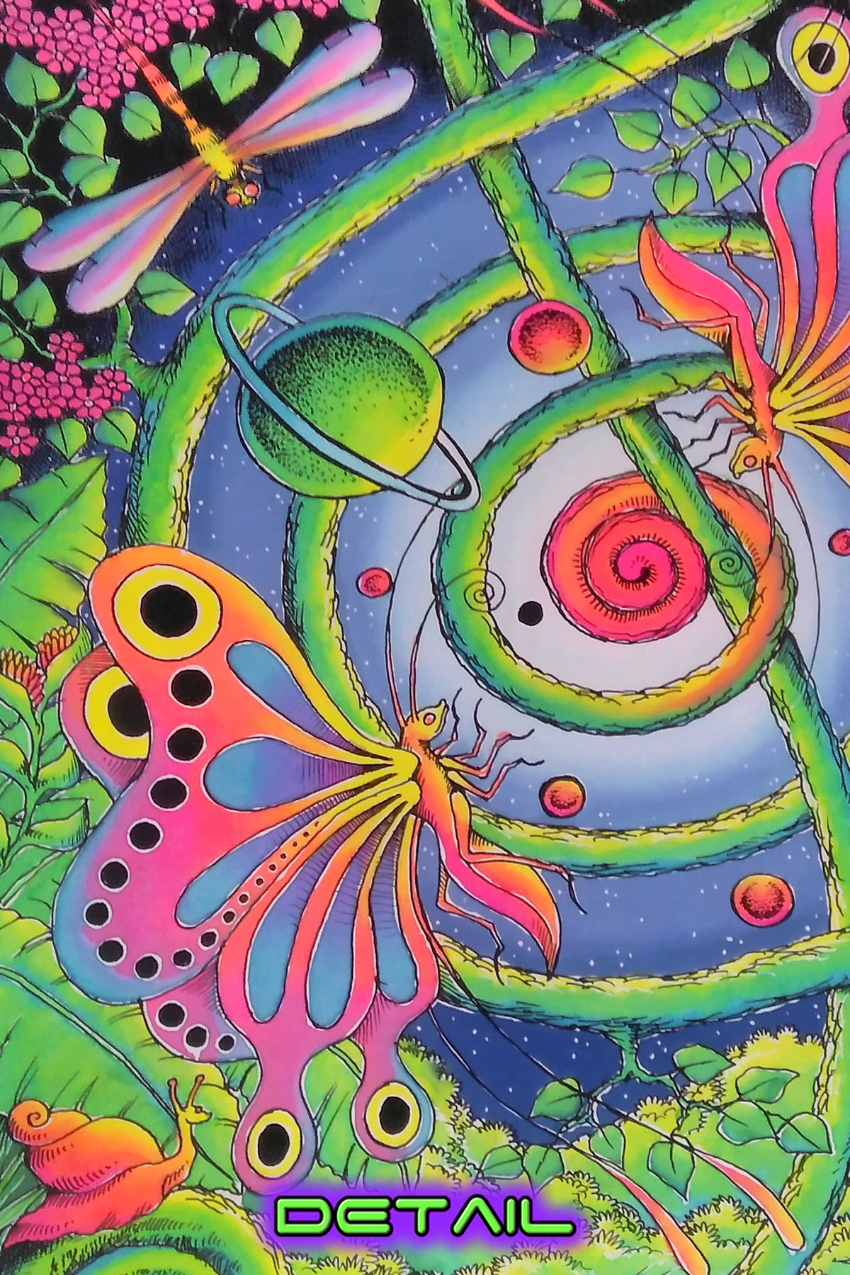 UV Wallhanging : Dance of the Butterflies