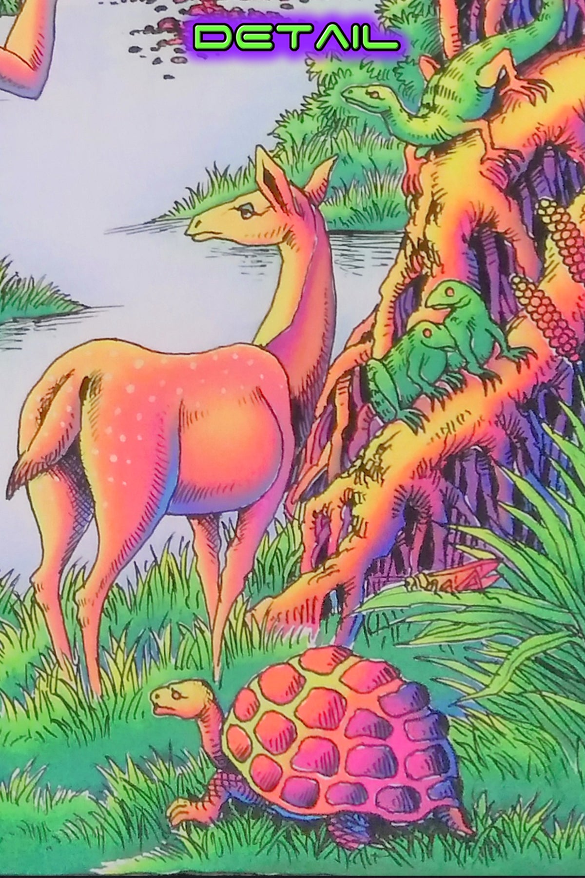 UV Wallhanging : Jungle Spirits