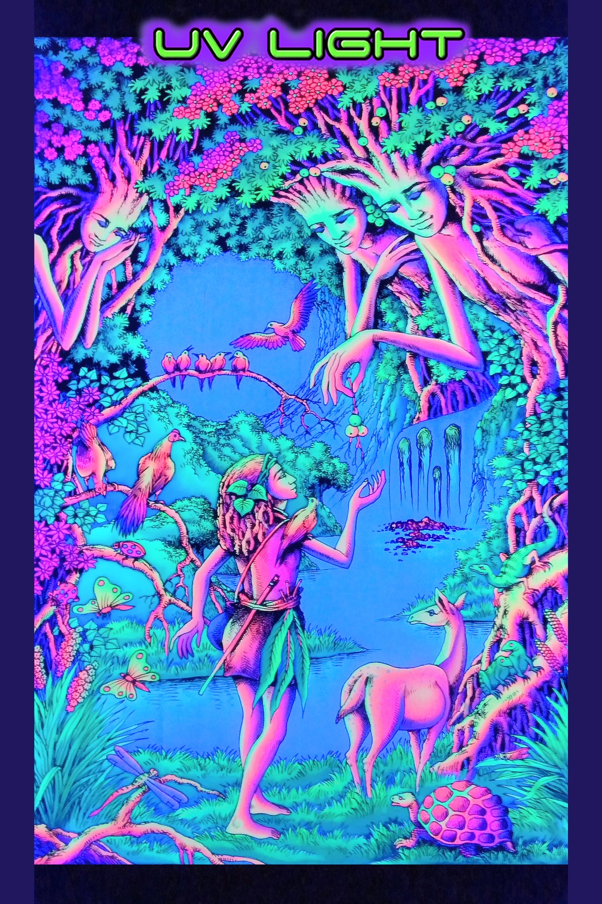UV Wallhanging : Jungle Spirits