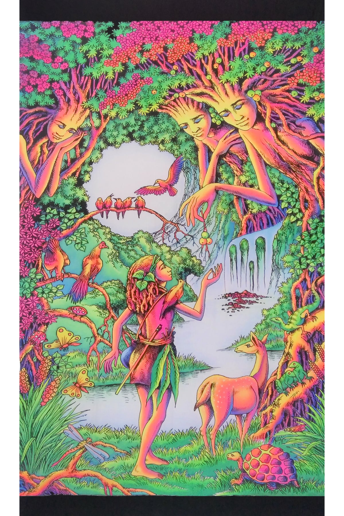 UV Wallhanging : Jungle Spirits