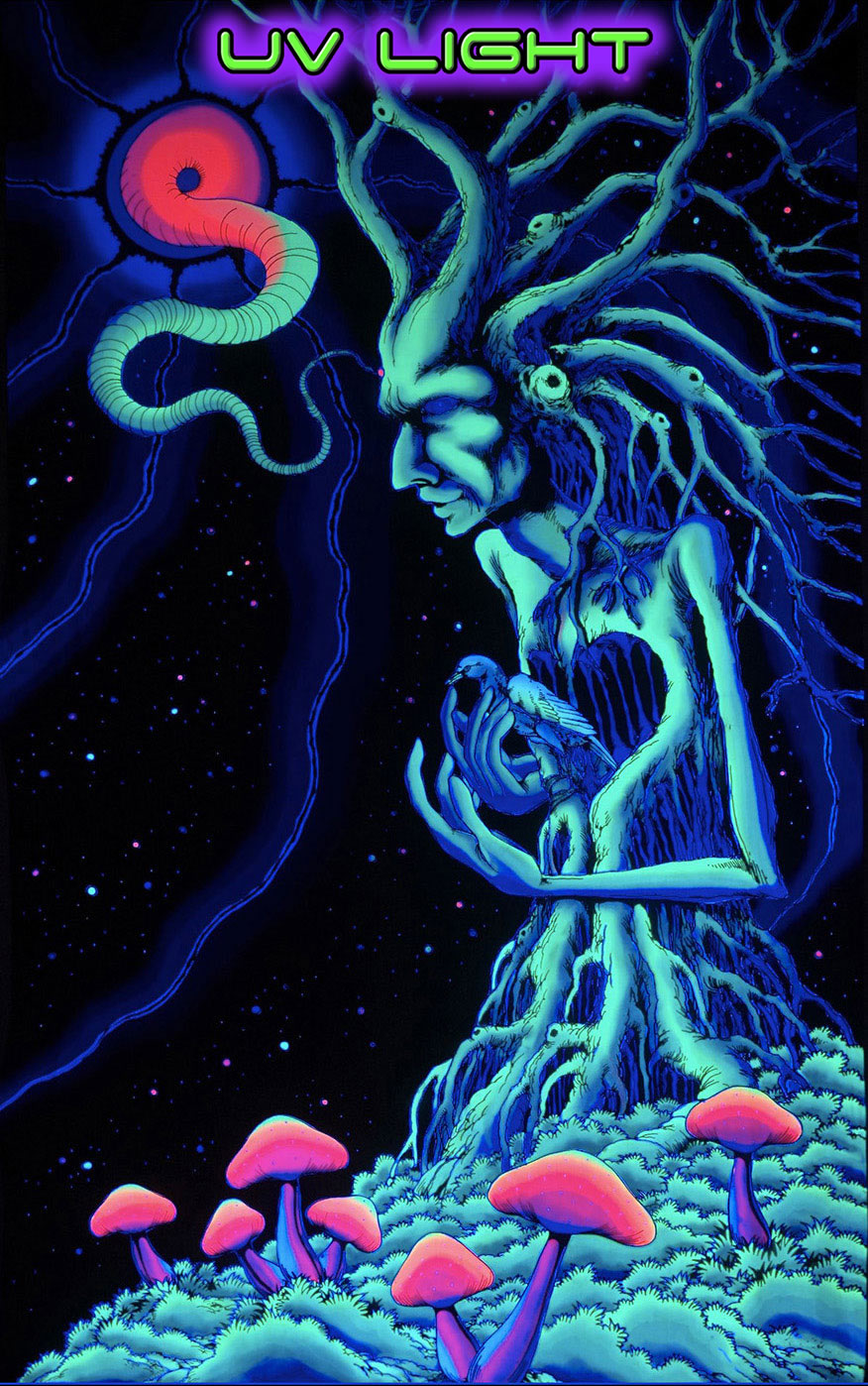 UV Wallhanging : Tree Spirit