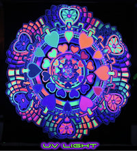UV Banner : Heart Mandala