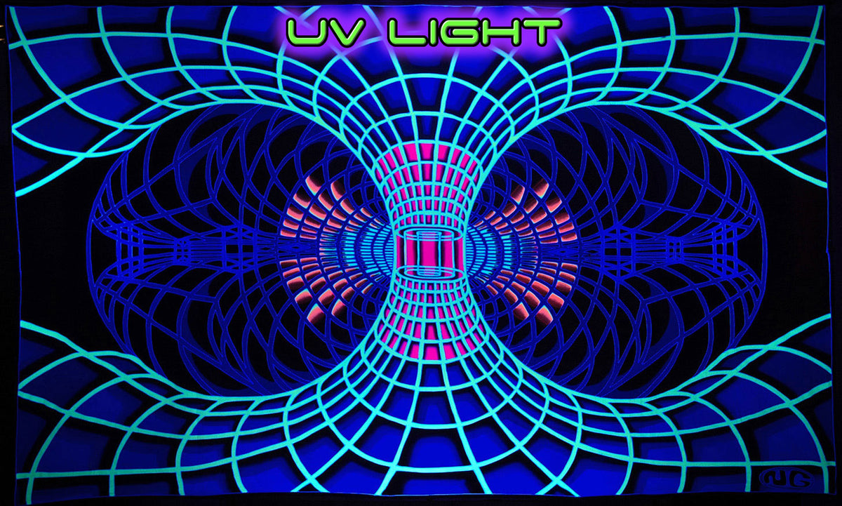 Giant UV Banner : Yellow Continuum