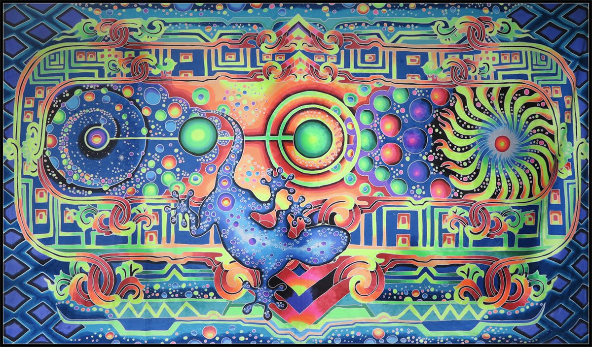 Giant UV Banner : Space Gecko - UV Giant Banners - Space Tribe