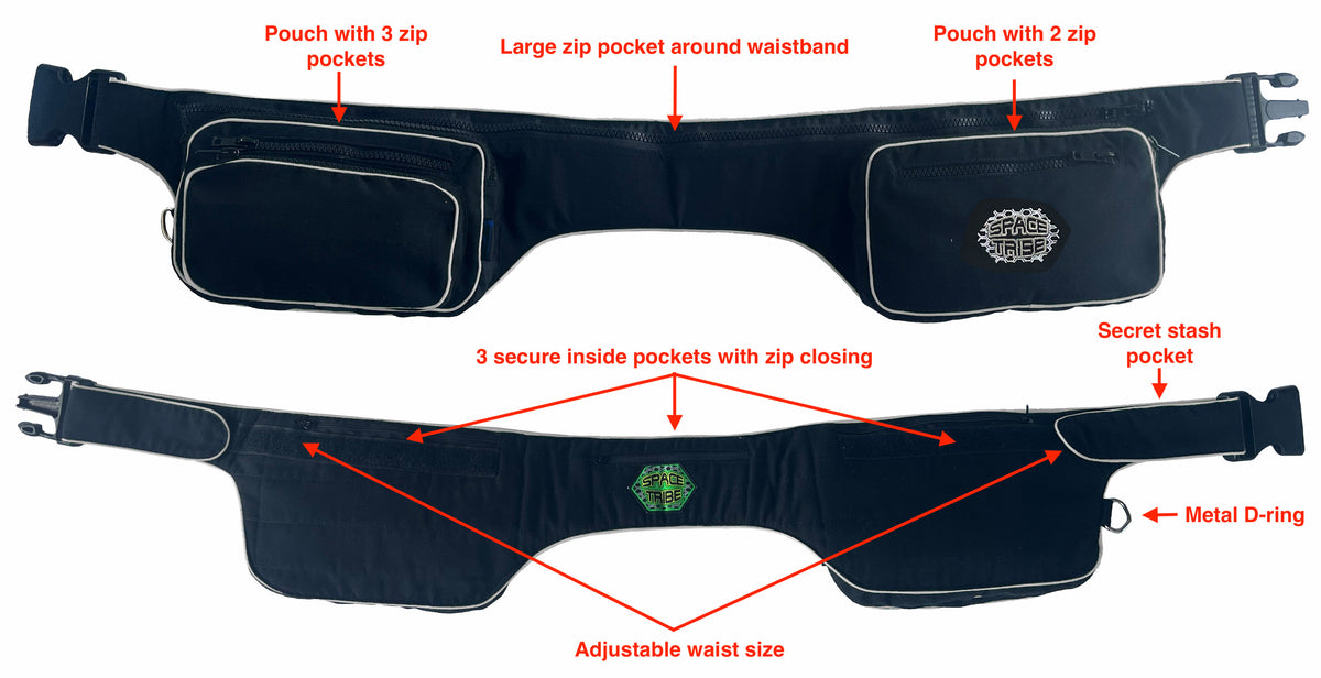 Utility Belt 2024 : Black/Reflective