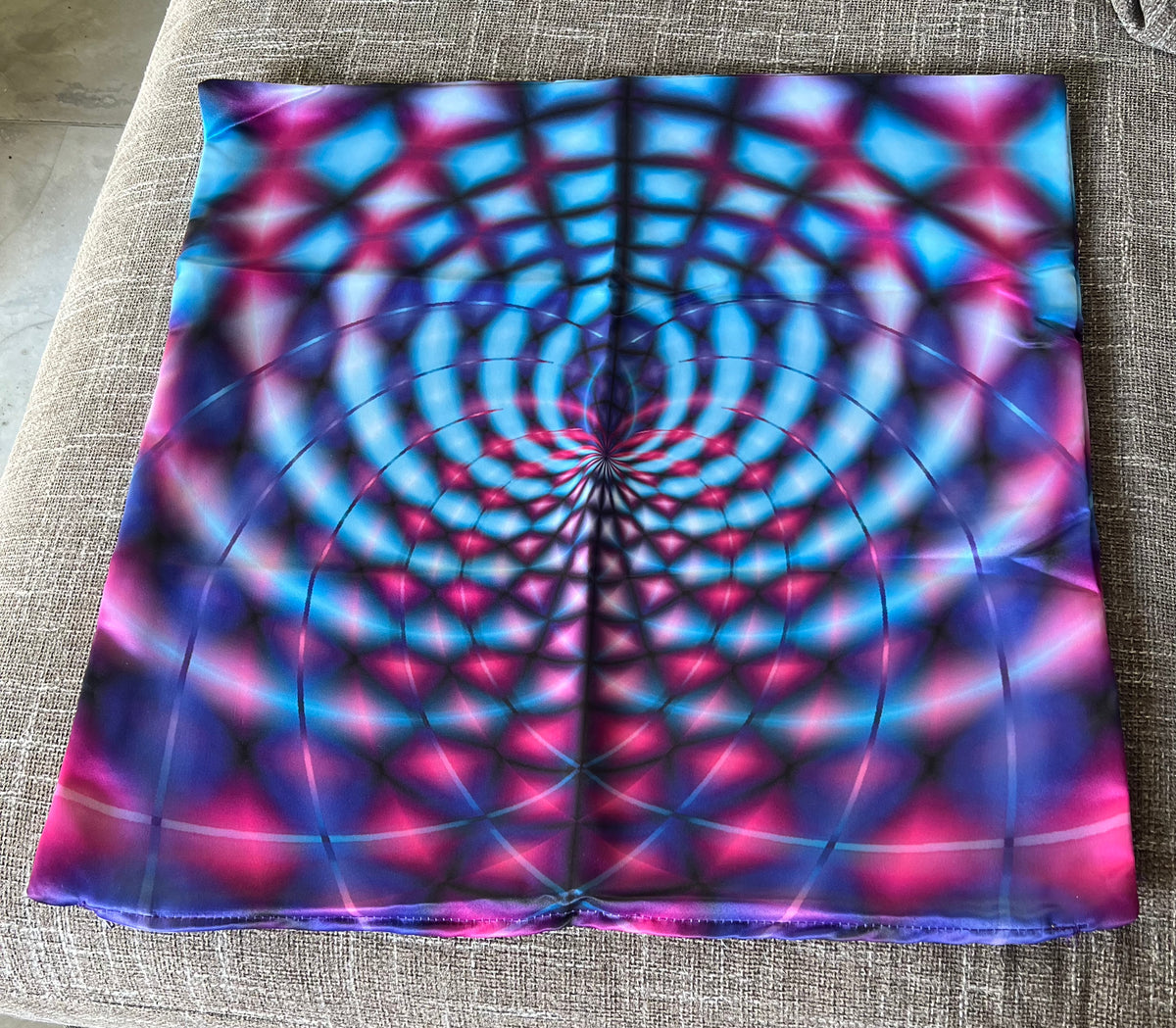 Cushion cover 50 cm : Violet Web