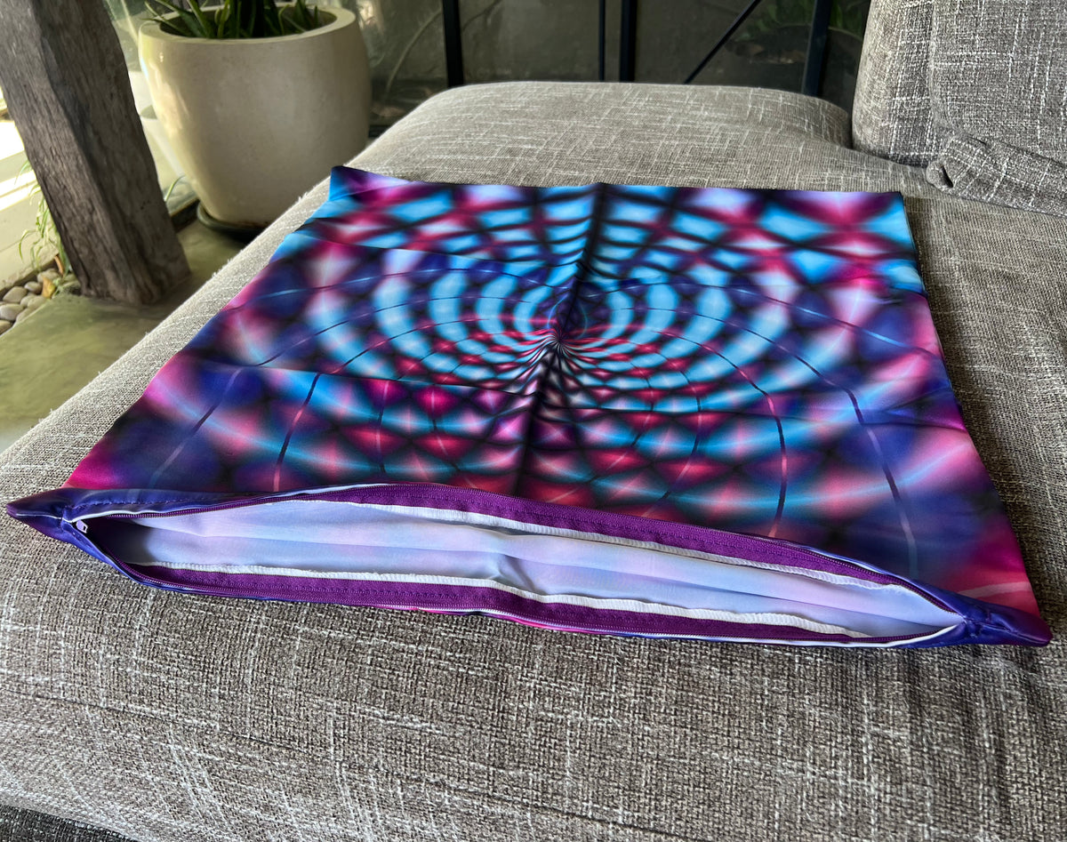 Cushion cover 50 cm : Violet Web