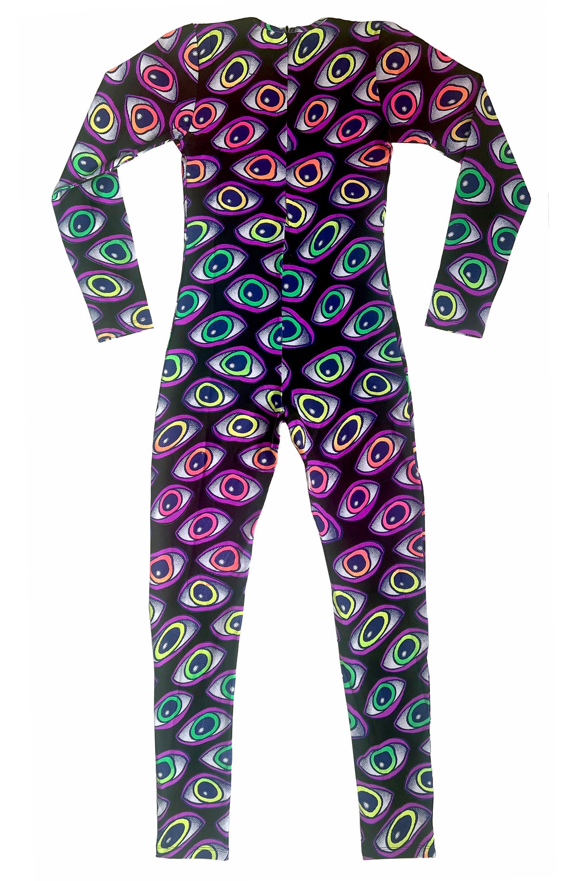 Long Sleeve Catsuit : Rainbow Eyes - Space Tribe