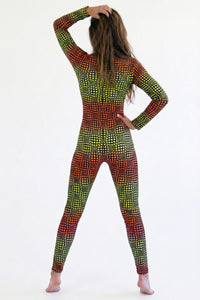 Long Sleeve Catsuit : Fire Wobberelli - Space Tribe