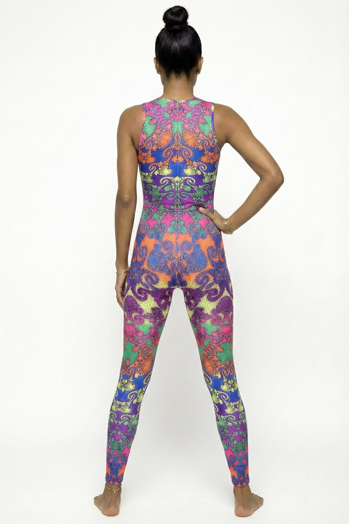 Catsuit : Rainbow Jellyfish Fractal