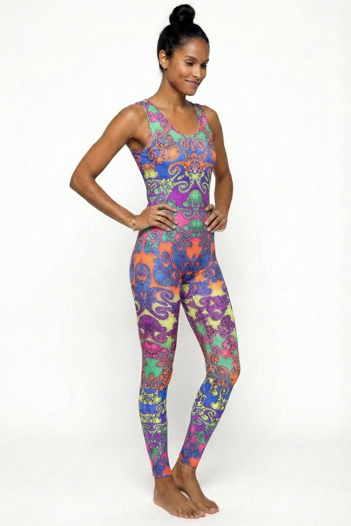 Catsuit : Rainbow Jellyfish Fractal