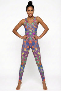 Catsuit : Rainbow Jellyfish Fractal