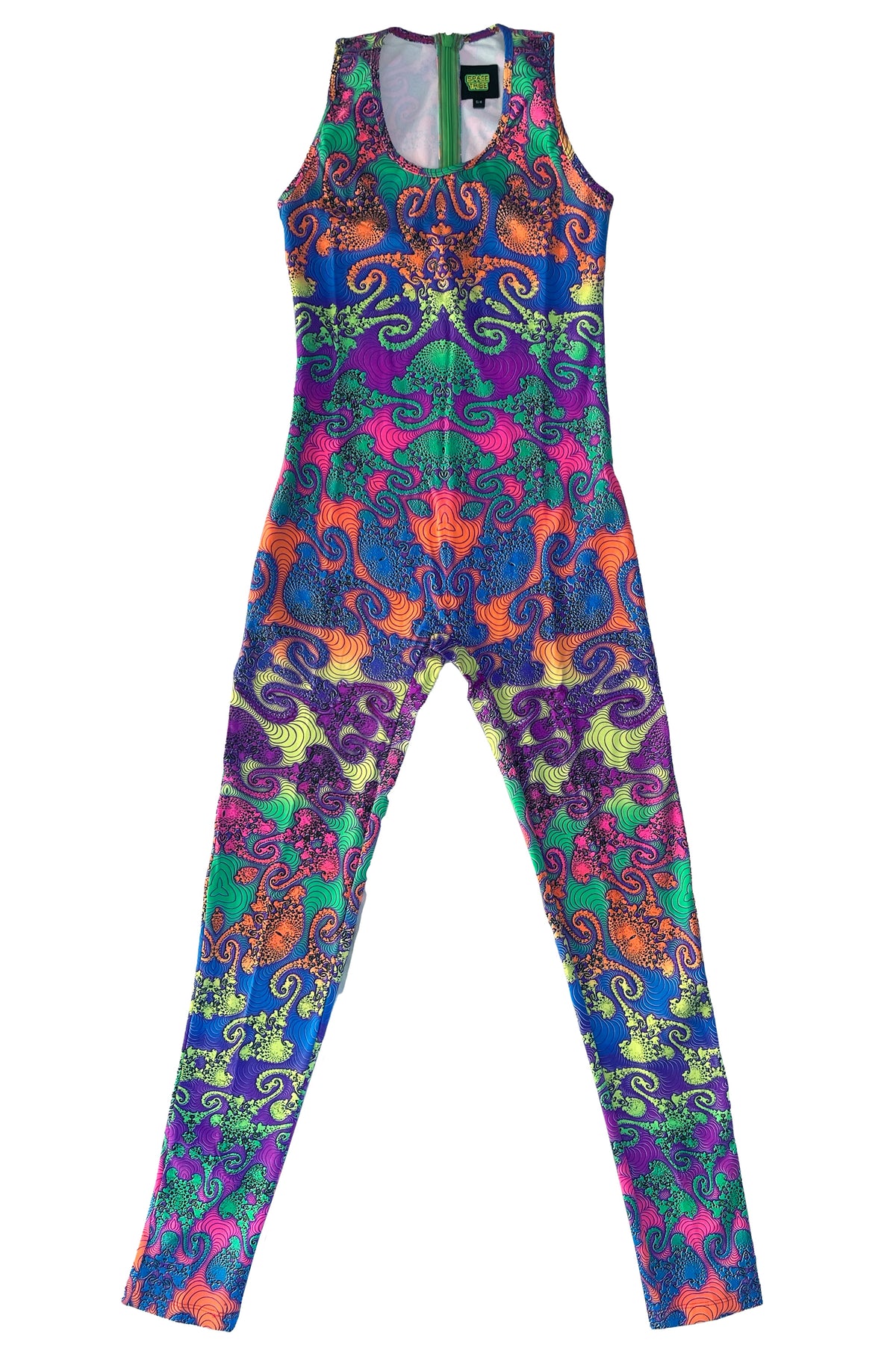 Catsuit : Rainbow Jellyfish Fractal