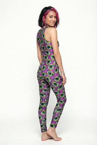 Catsuit : Purple Eyes - Space Tribe