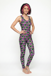 Catsuit : Purple Eyes - Space Tribe