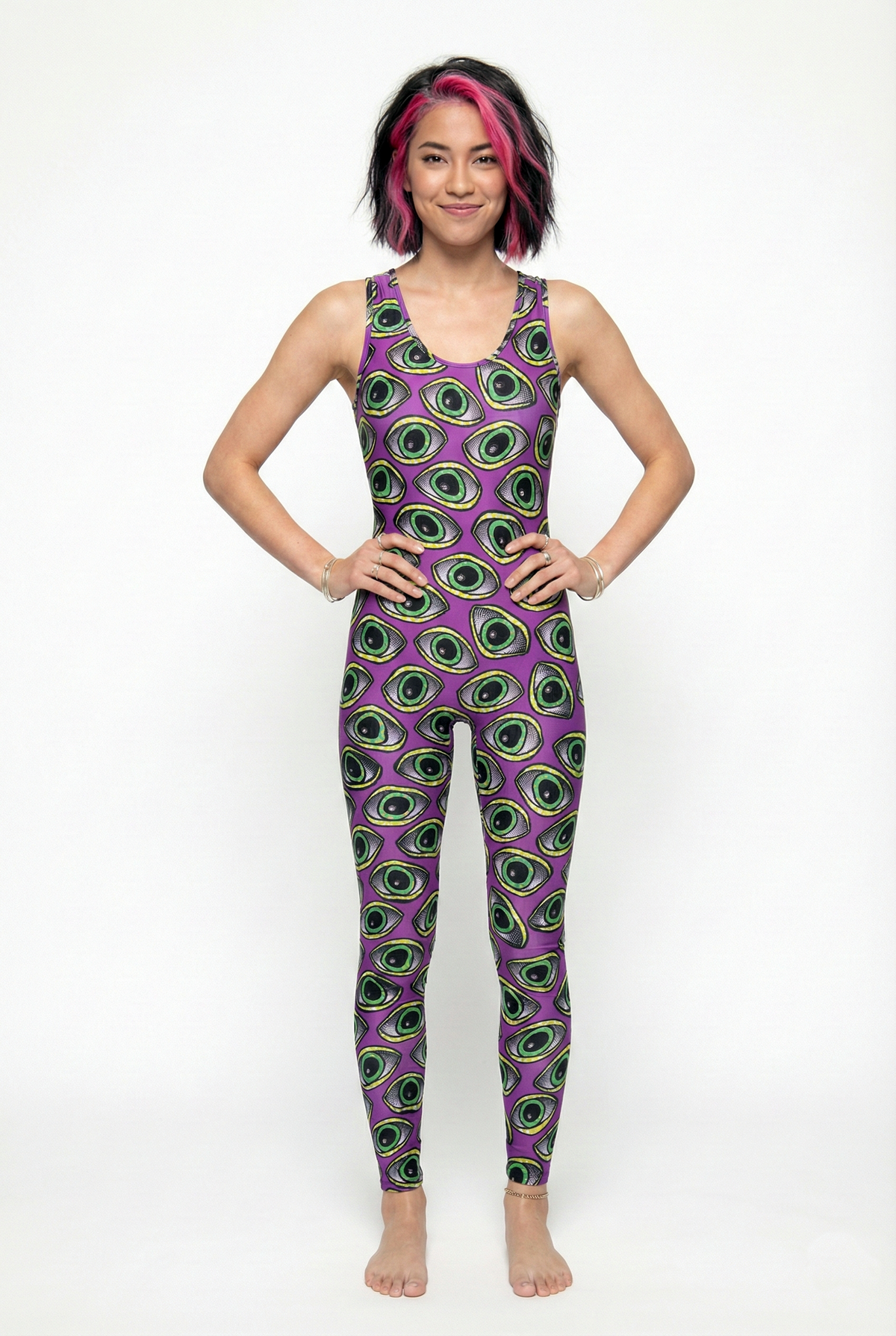 Catsuit : Purple Eyes - Space Tribe