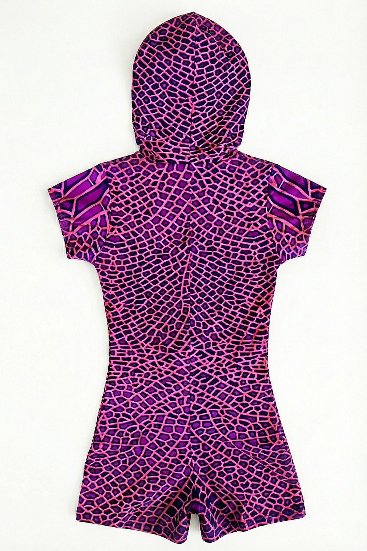 Hooded Playsuit : Pink Dragonfly - Space Tribe