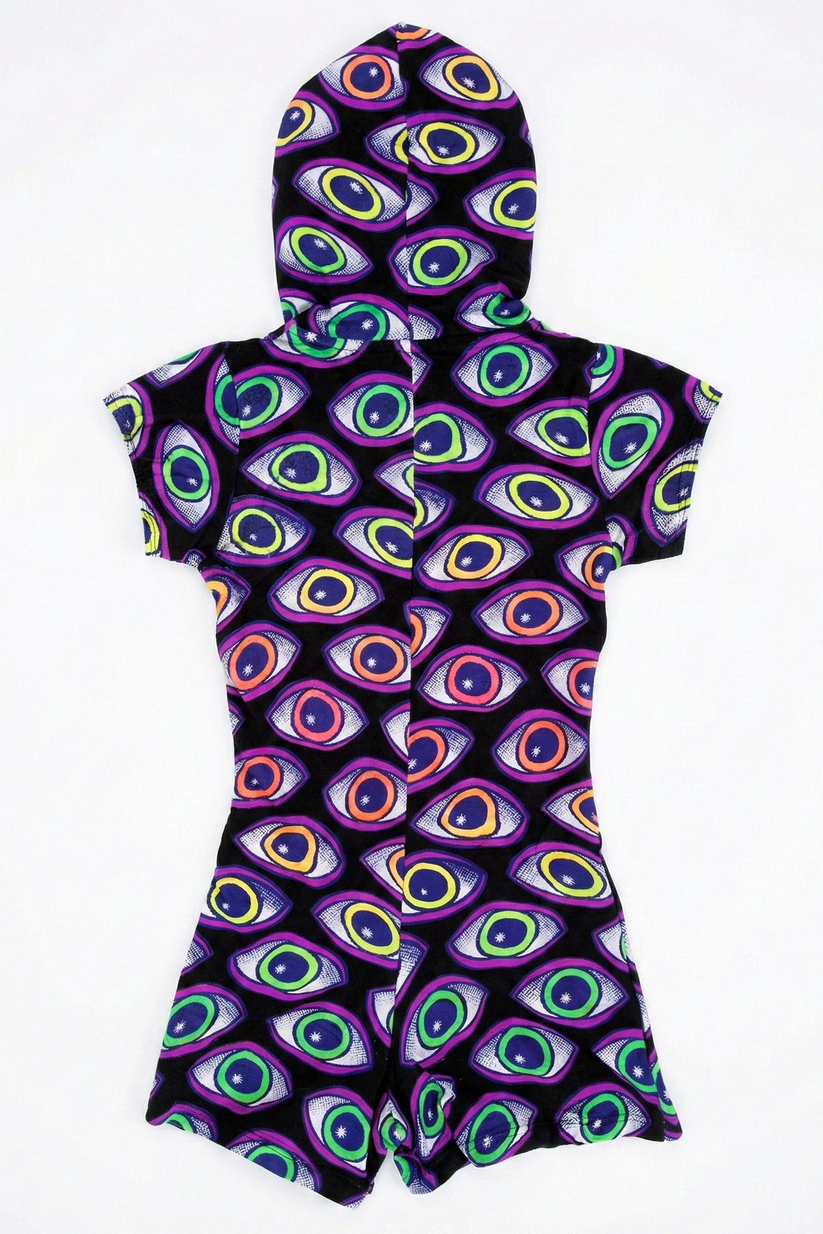 Hooded Playsuit : Rainbow Eyes - Space Tribe